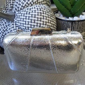 VINTAGE GLAM Silver BOX Chain BAG OH MY!